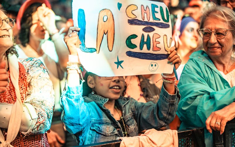 des festivaliers en train de s'ambiancer